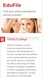 Mobile Screenshot of edufile.org